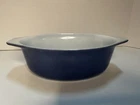 VINTAGE PYREX 043 1.5 QUART BLUE CASSEROLE DISH NO LID