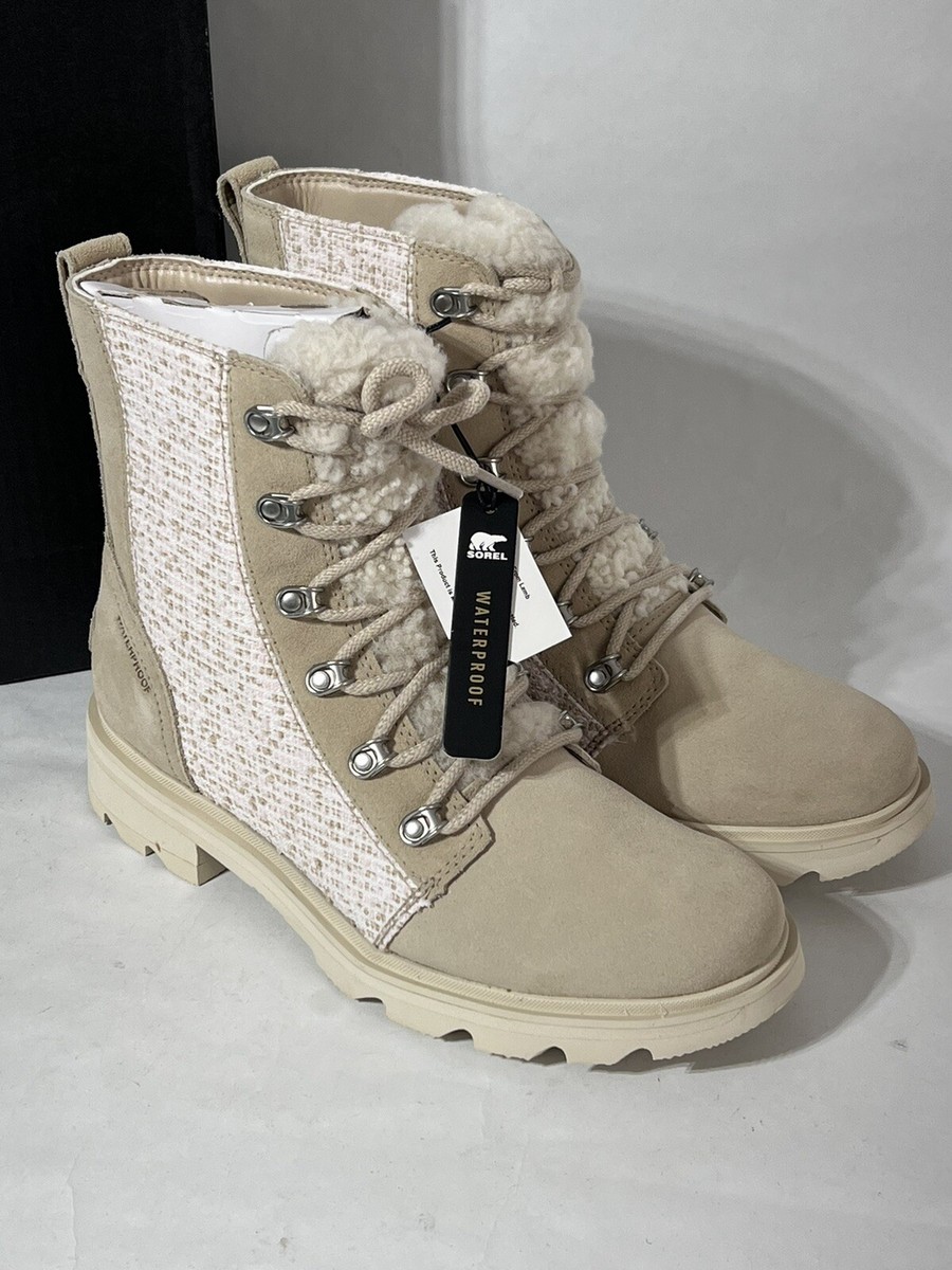 Sorel Lennox Lace Cozy Boots Shoes Women Waterproof New