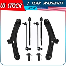 Front Lower Control Arm w/ Ball Joint & Tie Rod End For 2007 08 09-13 Suzuki SX4