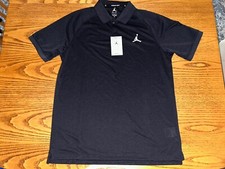 NIKE AIR JORDAN MEN'S DRI-FIT PERFORMANCE GOLF POLO MEDIUM
