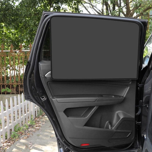 4PCS Car Window Shades Magnetic Auto Sun Shade UV Protection Mesh Blackout Cover - Picture 4 of 12