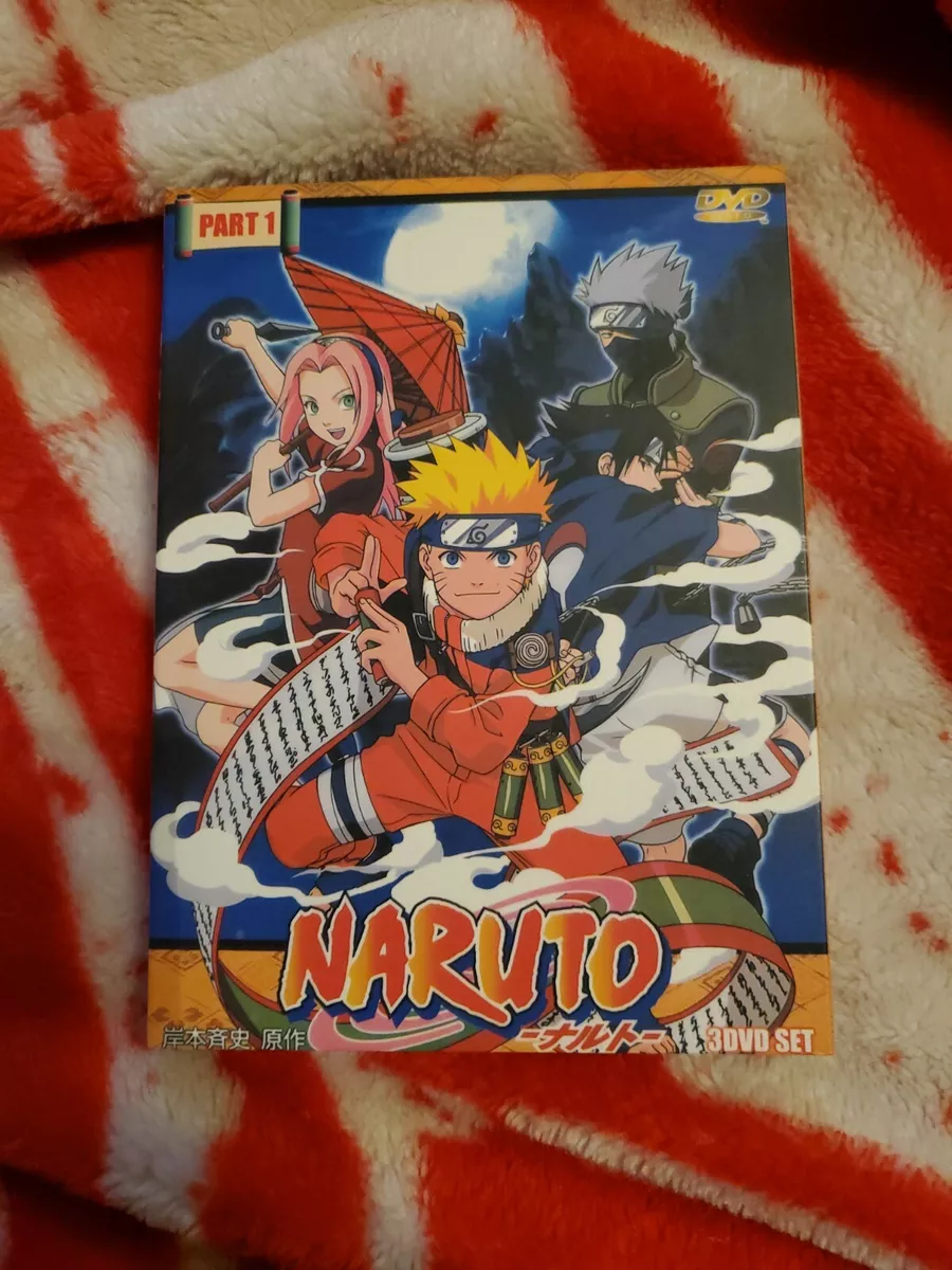 Naruto 1 Temporada Completa Em 3 Dvds