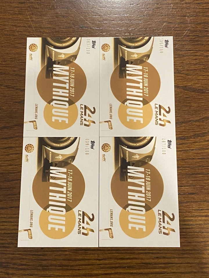 2023 Topps 2017 24H of Le Mans Poster Art #72 Gold Parallel /100 - Image 2 of 3