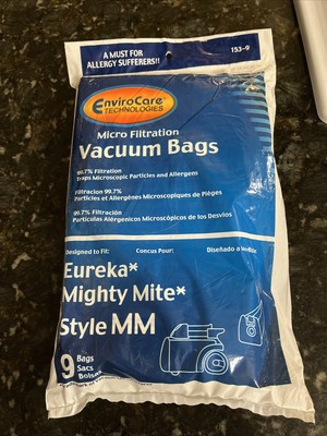 EnviroCare 153-9 Replacement Vacuum Style MM Eureka Mighty Mite Bags Pack Of 9