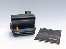 New Polaroid Spirit 600 Rainbow Stripe Land Camera w/ Manual