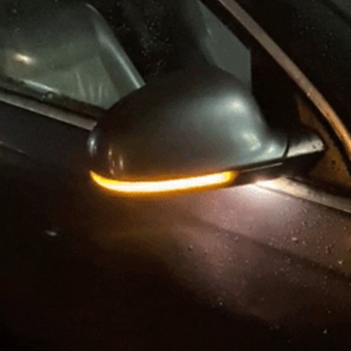 Sequential LED Side Mirror Turn Signal Light For VW Golf GTI EOS Jetta Passat - Picture 12 of 18