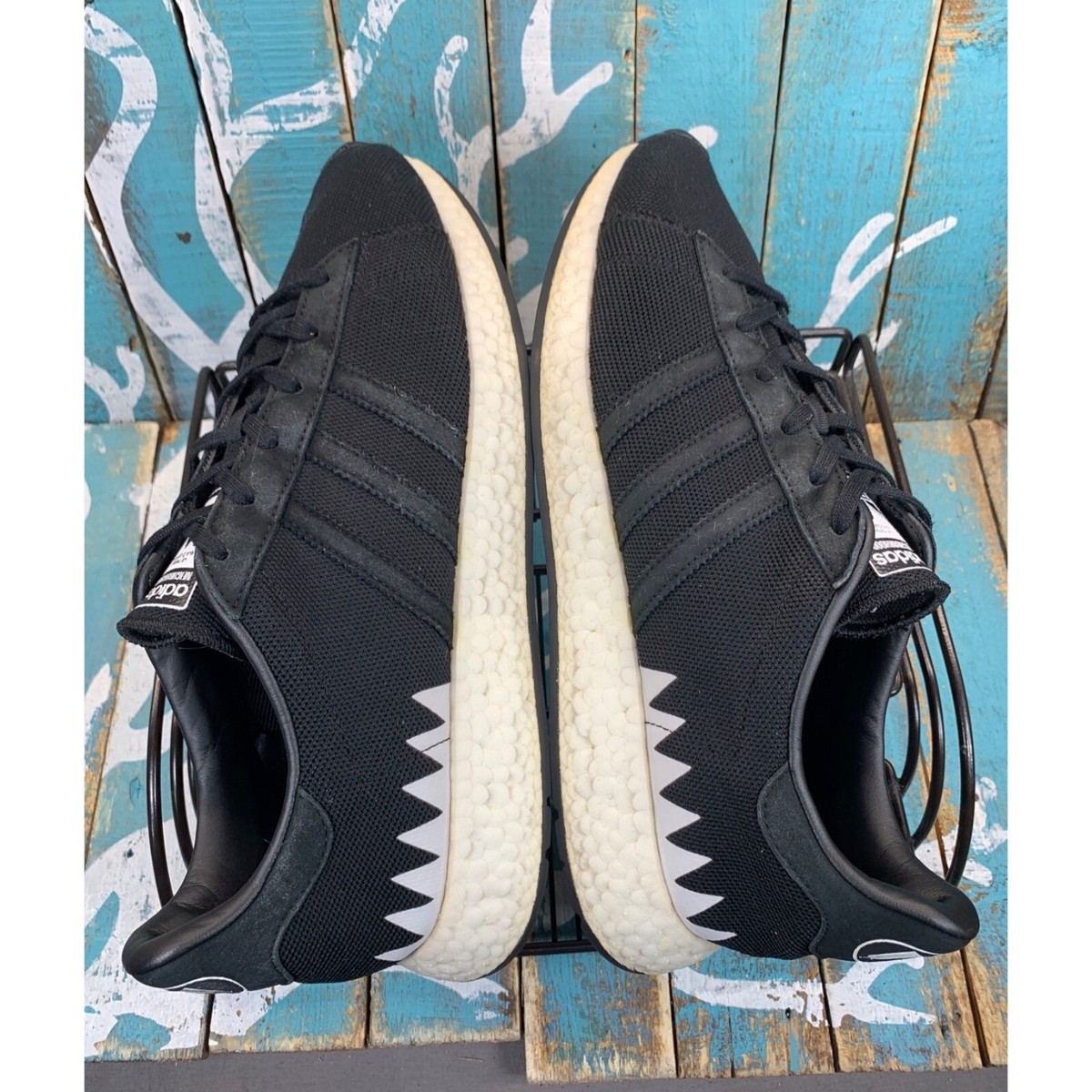 Adidas Neighborhood NBHD Chop Shop Sneakers Mens 11 Black/White