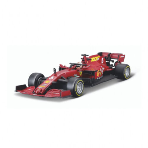 Bburago - Ferrari 2020 Tuscany GP SF1000 #5 Vettel (Scale 1:43, with Driver)