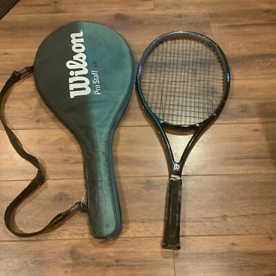 Wilson Pro Staff 6.0テニスラケット Wilson Pro Staff 6.0 Midsize 85 Grip 4 5/8 (L5) w/Kevlar