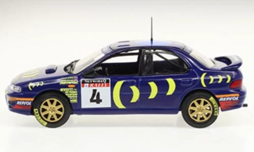 WRC Subaru Impreza 555 1995 McRae - Ringer Rare Rally Diecast Car 1:43+Magazine - Image 3 of 3