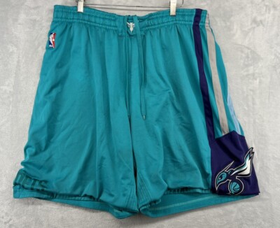 Adidas Charlotte Hornets Game Team Issued Basketball Shorts Men s 3XL +2 Length