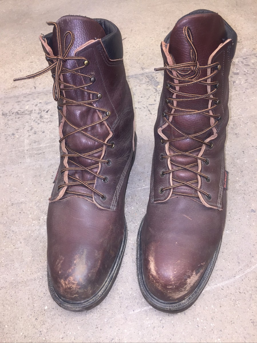 Red Wing 2408 Mens STEEL TOE Brown MADE IN THE USA 8-Inch  display picture 2