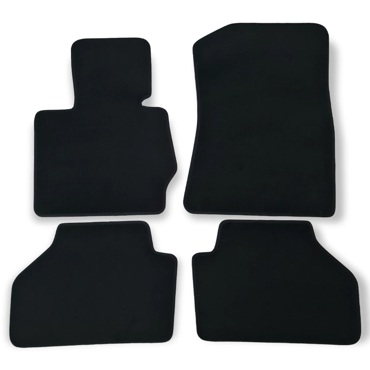 Alfombrillas De Terciopelo Impermeables Para BMW X3 G01 (2017-2024) – Juego 4 Piezas Negras Con Fijaciones