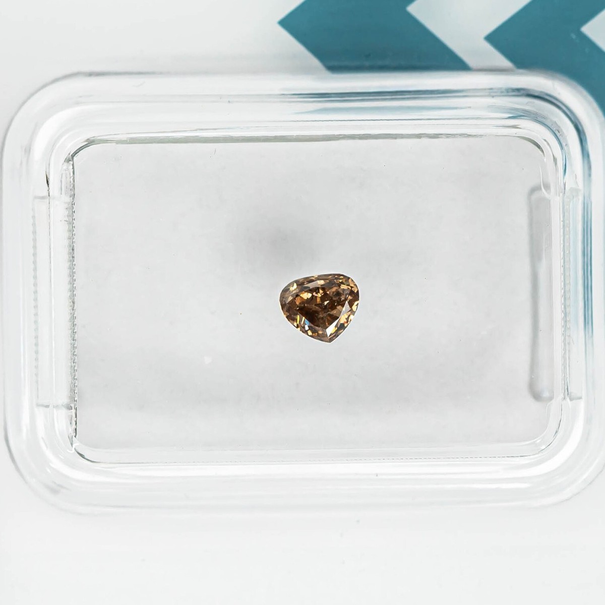 Sealed Natural Diamond - 0.22 Ct - I1 -Fancy Orangy Brown