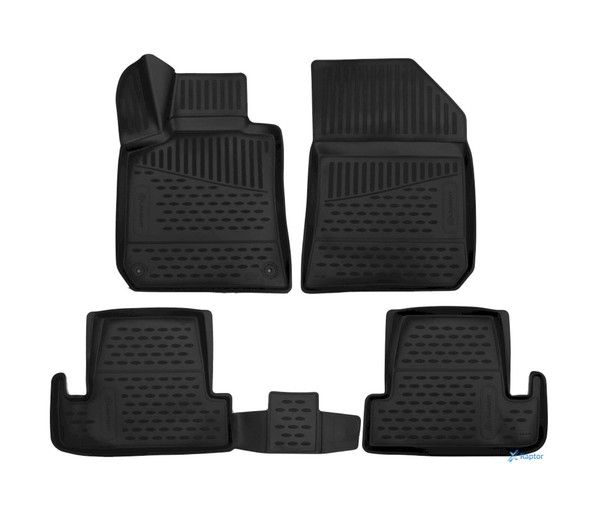 GummifußMatten Gummimatten 3D Passend FüR Peugeot 308 2014-2021 4 Tlg-image