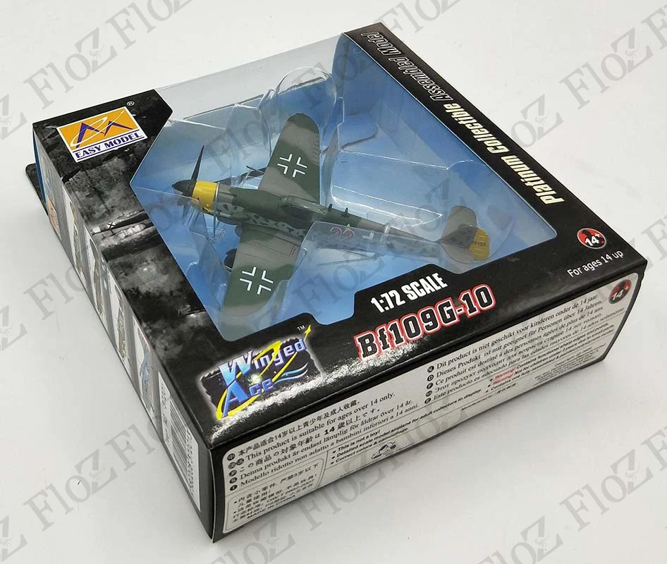 WWII BF-109G -10 1945 Germany plane 1/72 finished aircraft easy model - Image 2 of 4