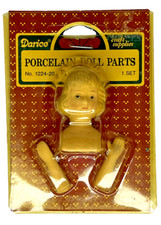 Porcelain Doll Parts Darice 1224-20 New in Package Head and Arms