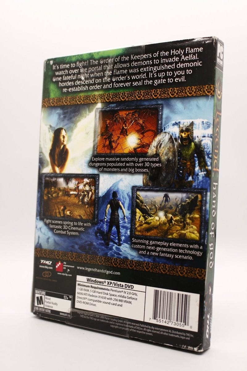 Legend: Hand of God - PC - Role Playing Game - W/ User Manual