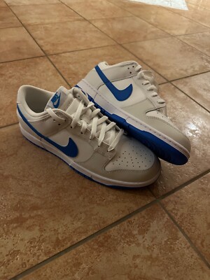 Nike Dunk Low Retro Grösse 45,5 Weiß/Blau