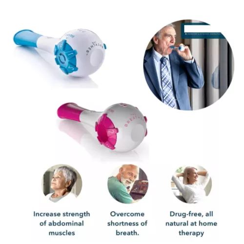 The Breather-Natural Breathing Lung Recovery Exerciser-Trainer Safe Breath Tool - Picture 1 of 10