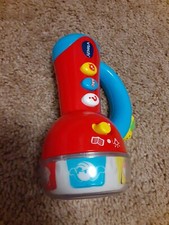 VTech "Spin and Learn" COLOR FLASHLIGHT Kids Toy sounds lights learning- Tested