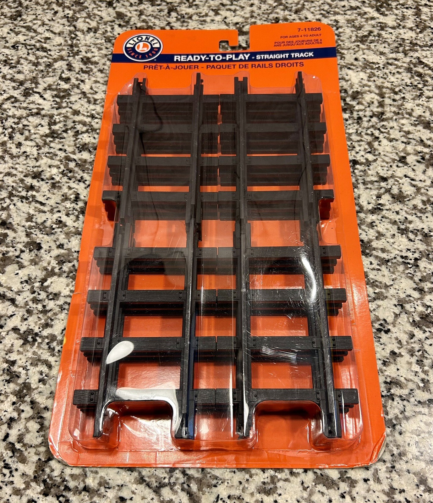 NEW Lionel ReadyToPlay Straight Train Track 12 Pieces (711826) G