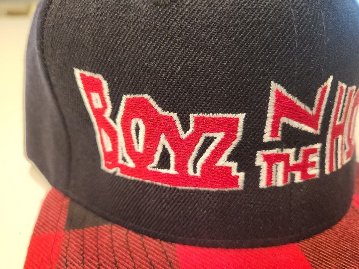 New Boyz N The Hood Logo Black Red Flannel Adjustable Snapback Cap