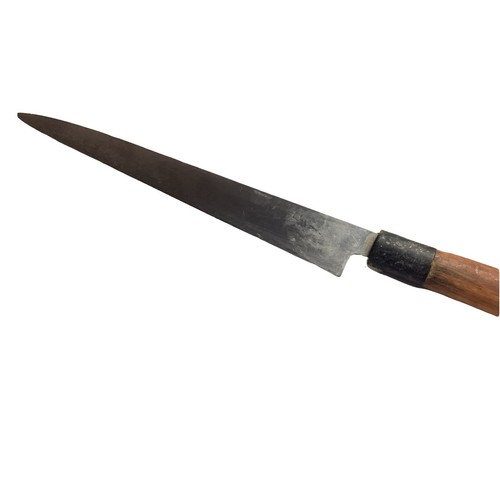Vintage Japanese Fish Filleting Knife Kitchen Fixed Blade - Picture 4 of 10