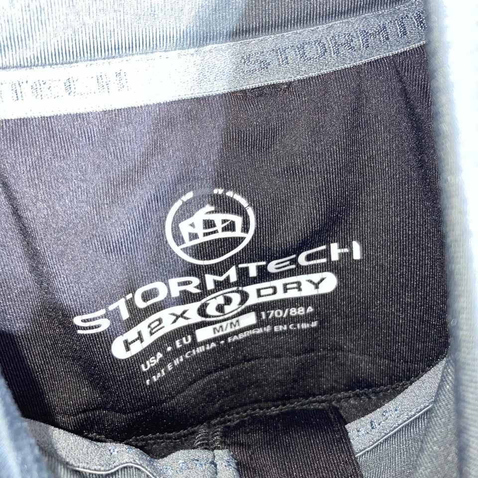 Chaqueta Stormtech Performance Para Hombre Talla Mediana H2X Entrenamiento en Seco 1/4 Cremallera Negra Foto 4 de 4