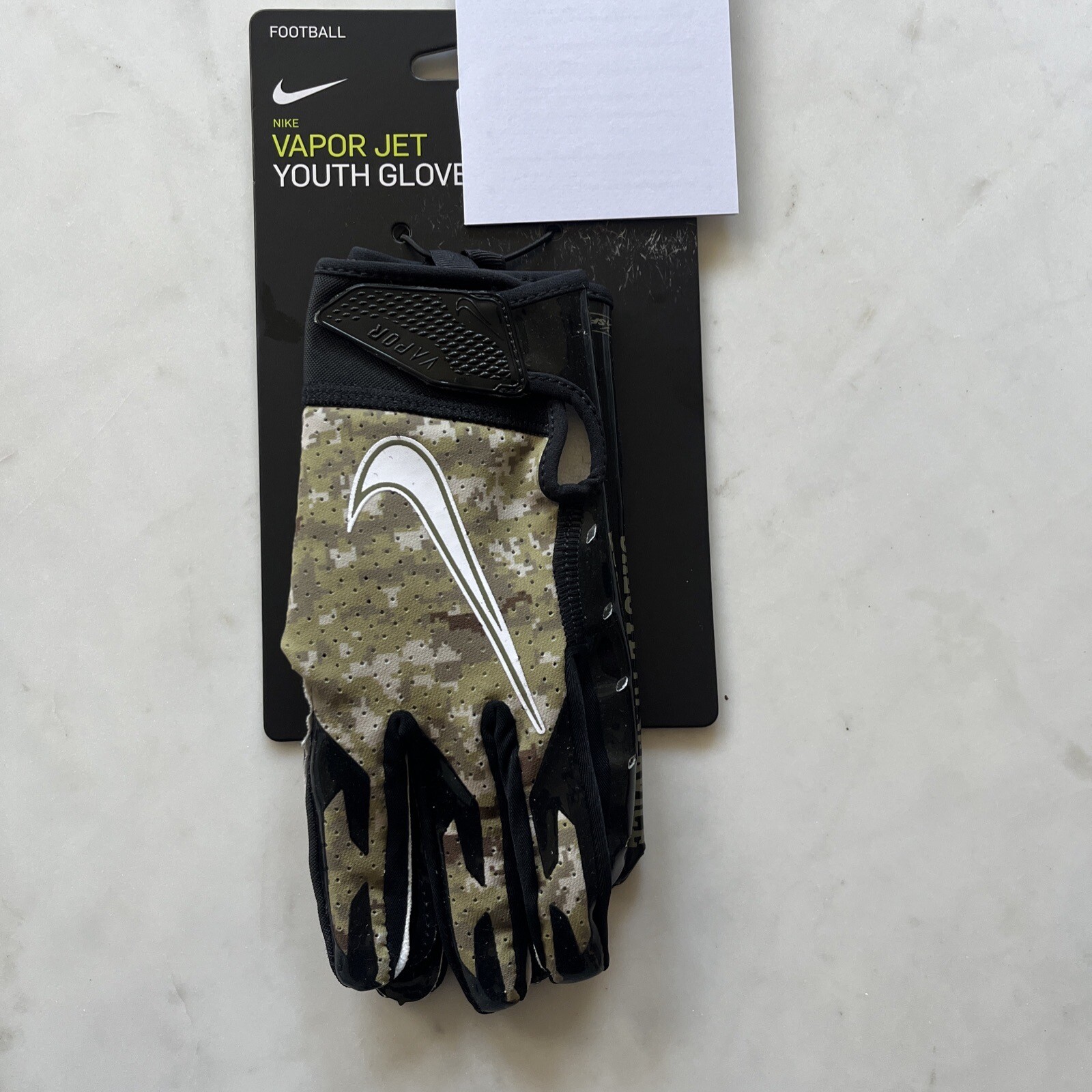Nike Vapor Jet Youth Football Gloves Size Medium Salute To Service
