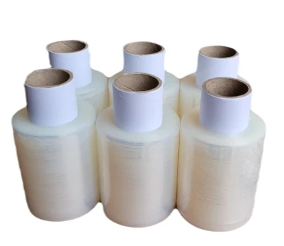 ALL4ALL 20 Rollen Ministretchfolie Stretchfolie Mini Transparent 100 mm x 150m 23my 0,35