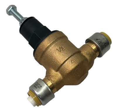Cash Acme 1/2 Inch Pressure Regulating Valve Shark Bite EB45-DSB 23807-0045