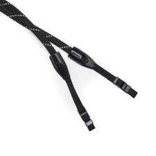 Leica Black Reflective 100cm Double Rope Camera Strap 19631 