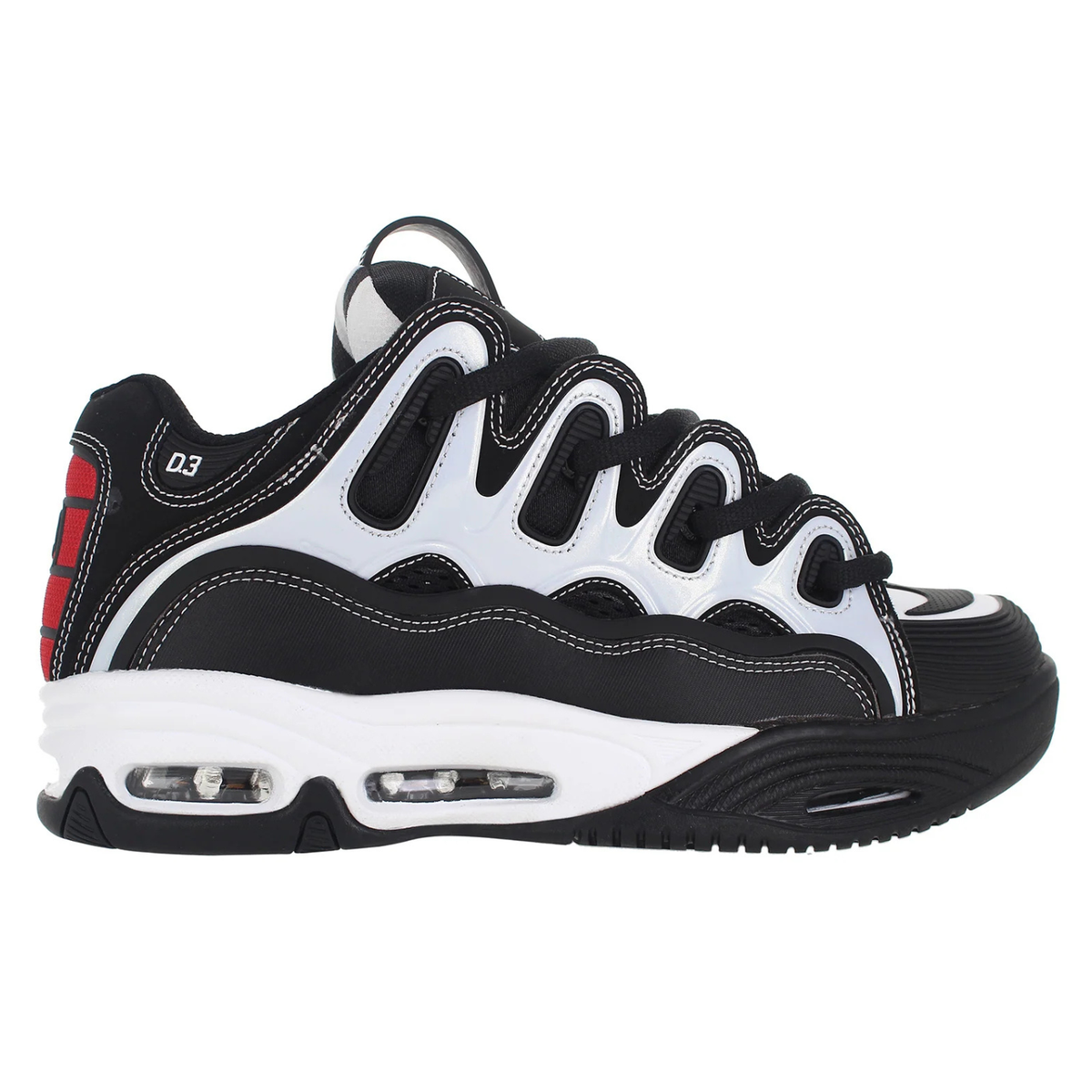 Osiris Men's D3 2001 Skate Shoe Black/ White/ Red | eBay