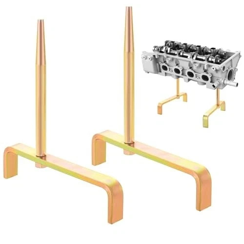Cylinder Head Stands, 2pc Engine Cylinder Head Bracket with Tapered Mandrels, 