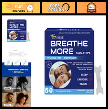 Breathe More Clear Nasal Strips for Snoring Relief, 50 Count