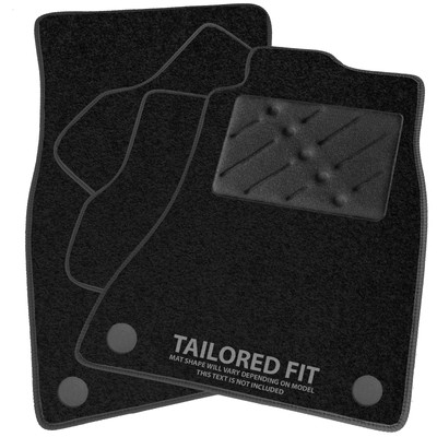 To fit Volkswagen Kombi [Single Pass] [2 rows] 2003-2012 Black Car Mats [RCW]