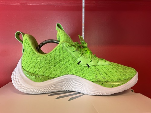 UNDER ARMOUR CURRY 10 ( X) IRON ALLIEN VOLT GREEN size 10🔥 RARE 🔥 - Picture 8 of 11