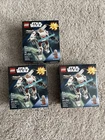 Lot Of 3 Lego Star Wars 75390 Luke Skywalker X-Wing Mech