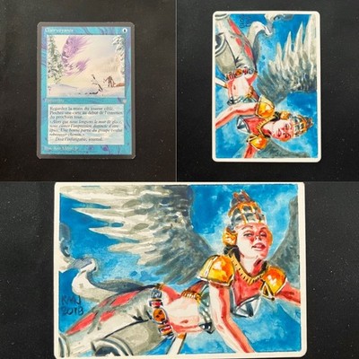 Clairvoyance ICE AGE Mtg ARTIST PROOF Signed SKETCHED by Ken Meyer Jr. in 2018