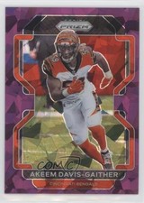 2021 Panini Prizm Purple Ice Prizm 119/225 Akeem Davis-Gaither #275 0h7f