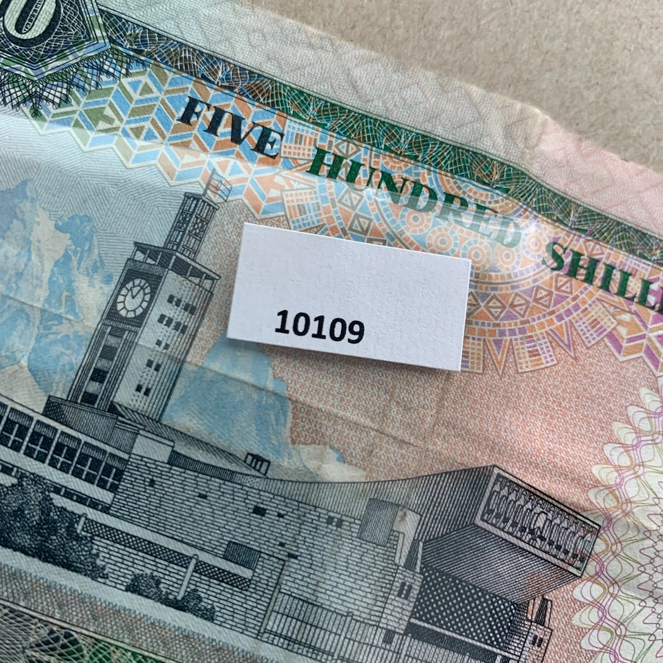 Raro billete de 500 chelines de Kenia 1992 en estado bastante bueno+ moneda keniana escaso Foto 4 de 4