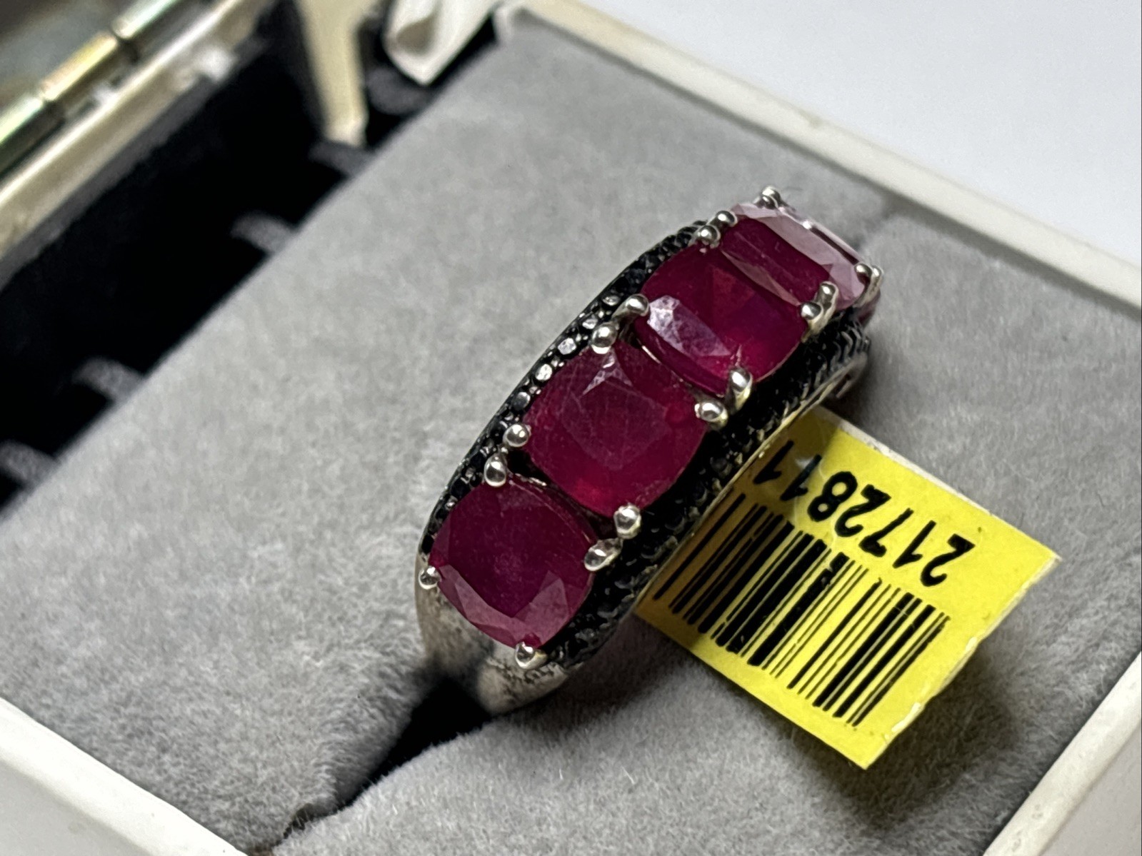 Chuck Clemency Signed STS Ruby Gemstone Sterling … - image 2