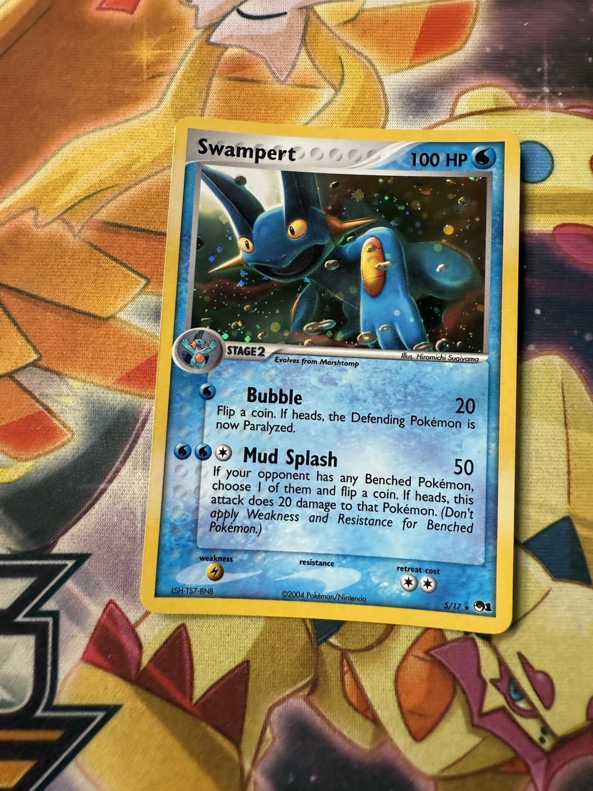 Pokemon Card Swampert POP SERIES 1 Holo Rare 5/17 Near Mint