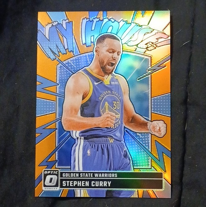 Panini 2024-25 Donruss Optic My House Stephen Curry Orange Prizm #17 /39