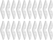 Healifty 20Pcs Silicone Nose Bridge Strips for Masks Anti-fogging Protection... 