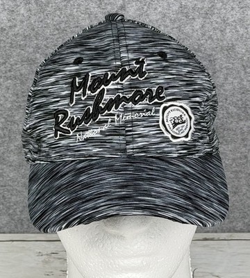 RPG Mount Rushmore National Memorial Hat Gray Heathered Active Hook & Loop NEW