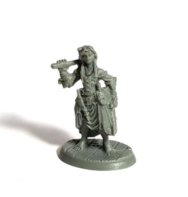 1x HANNAH SEA ADVENTURER mit AXT - BONES REAPER Miniatur Figur RPG B5725