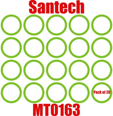 Santech MT0163 A/C Springlock #12 Fitting Green HNBR O-ring