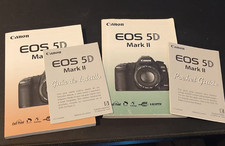 Canon EOS 5D Mark II Genuine Camera Instruction Manual English/Spanish